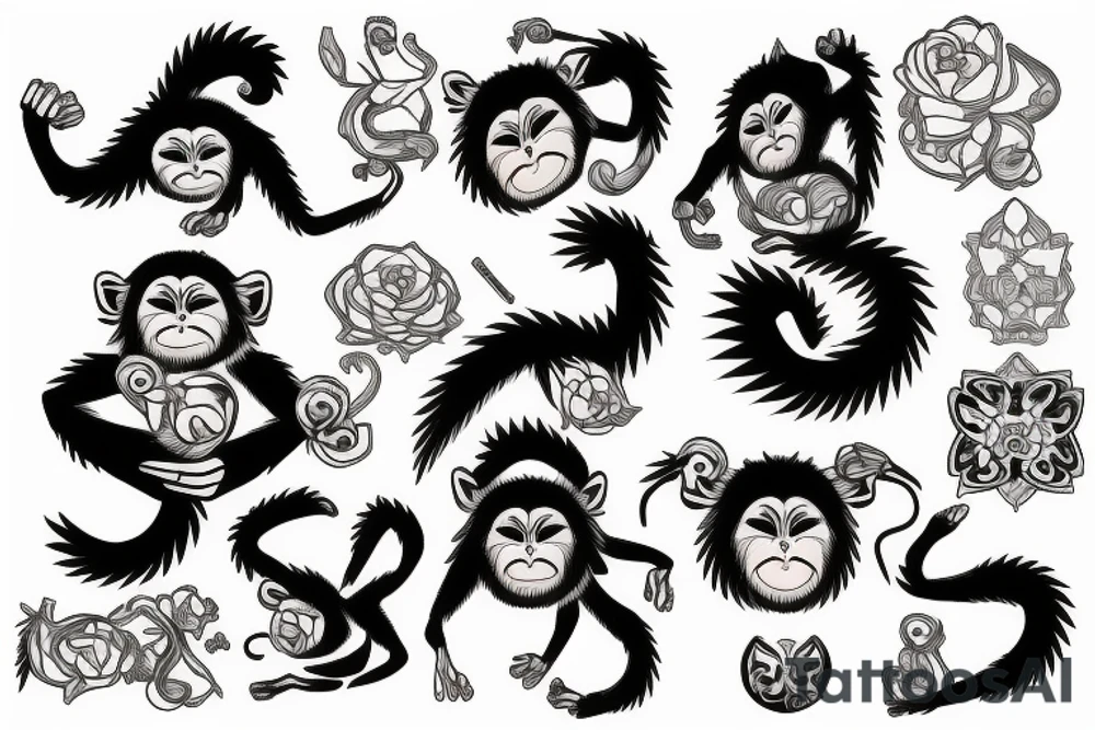 moneky tattoo idea