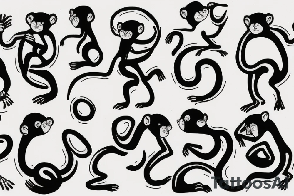 moneky tattoo idea