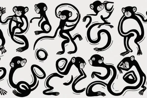 moneky tattoo idea