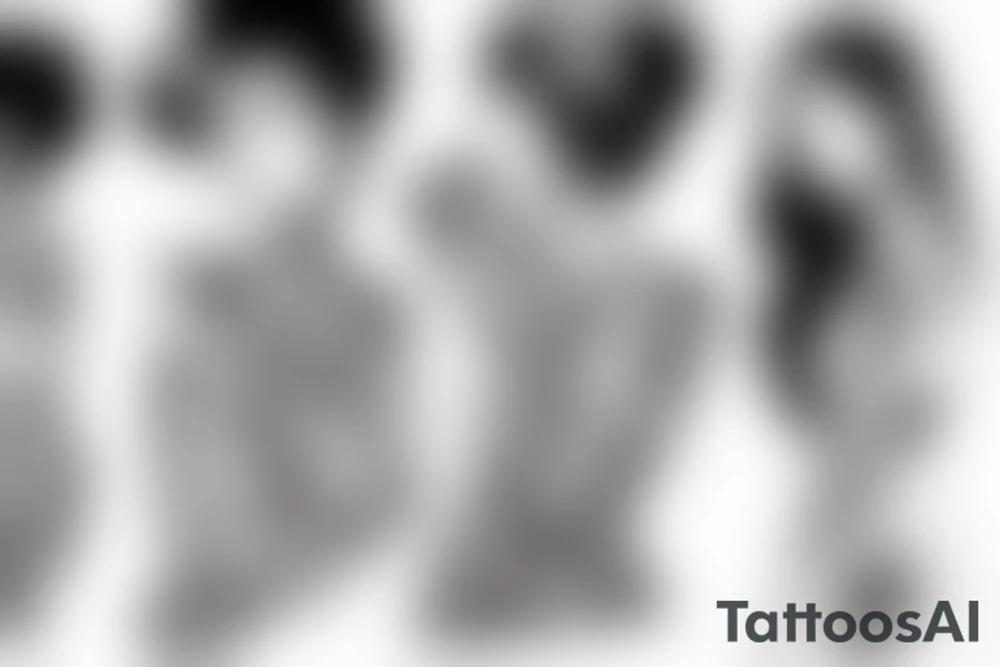 marin kitagawa in dress tattoo idea