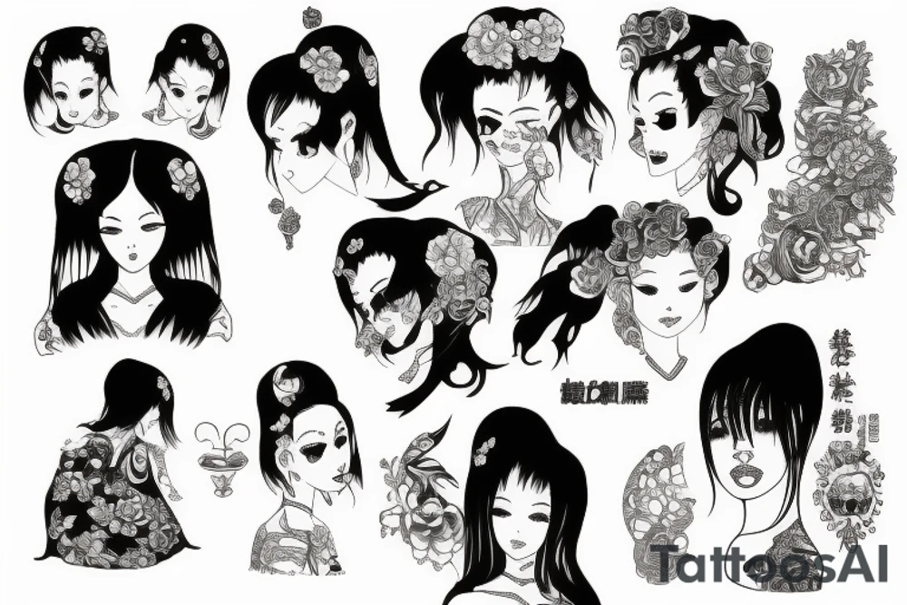 marin kitagawa in dress tattoo idea