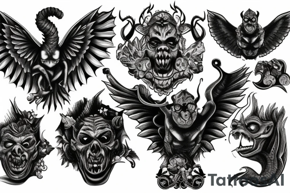 gargoyle tattoo idea