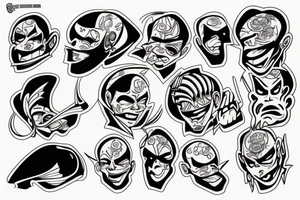 head explosion tattoo idea