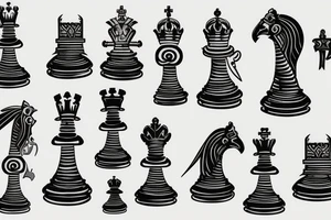 rook chess piece tattoo idea