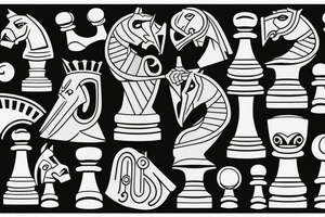 rook chess piece tattoo idea