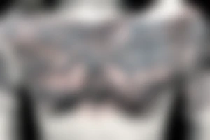 chest-tattoo, mythology, ancient Aliens, Gods, Ufo tattoo idea