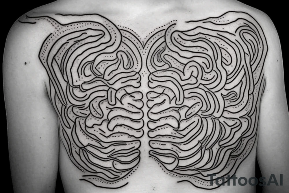 brain inside a jar tattoo idea