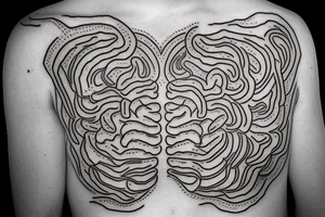 brain inside a jar tattoo idea