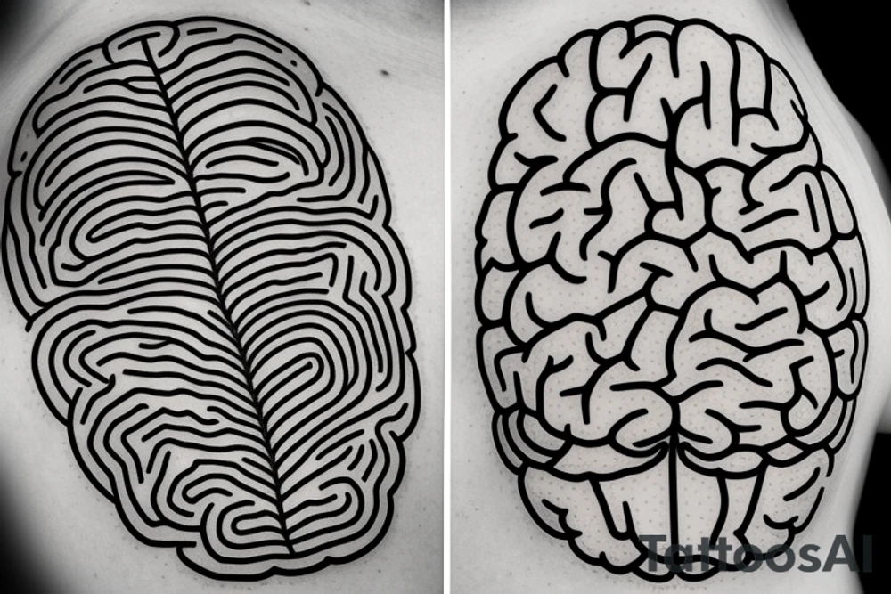 brain inside a jar tattoo idea