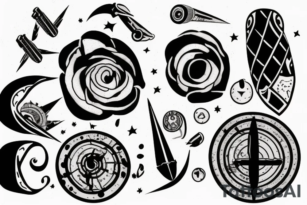 bullet hole tattoo idea