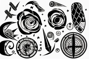 bullet hole tattoo idea