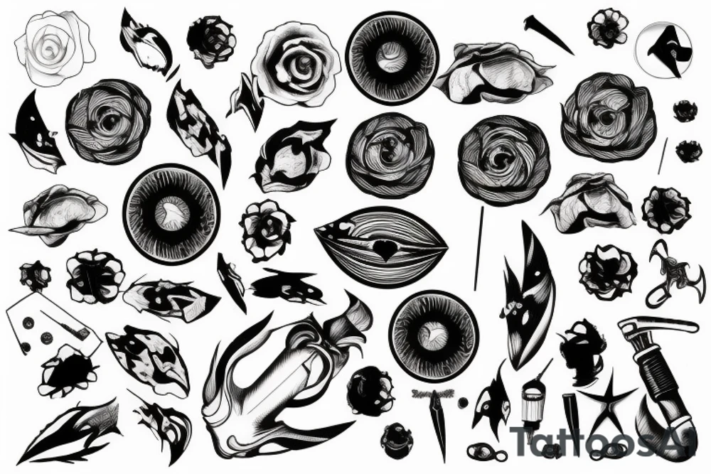 bullet hole tattoo idea