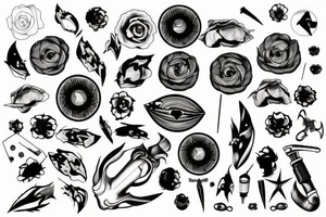 bullet hole tattoo idea