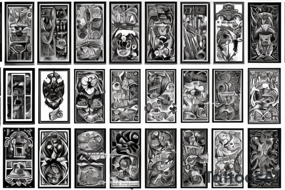 traditional tattoo door tattoo idea