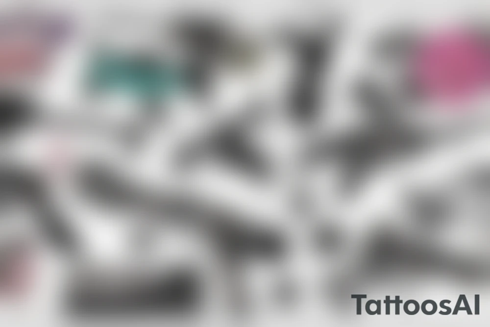 gta vice city weapon interface tattoo idea