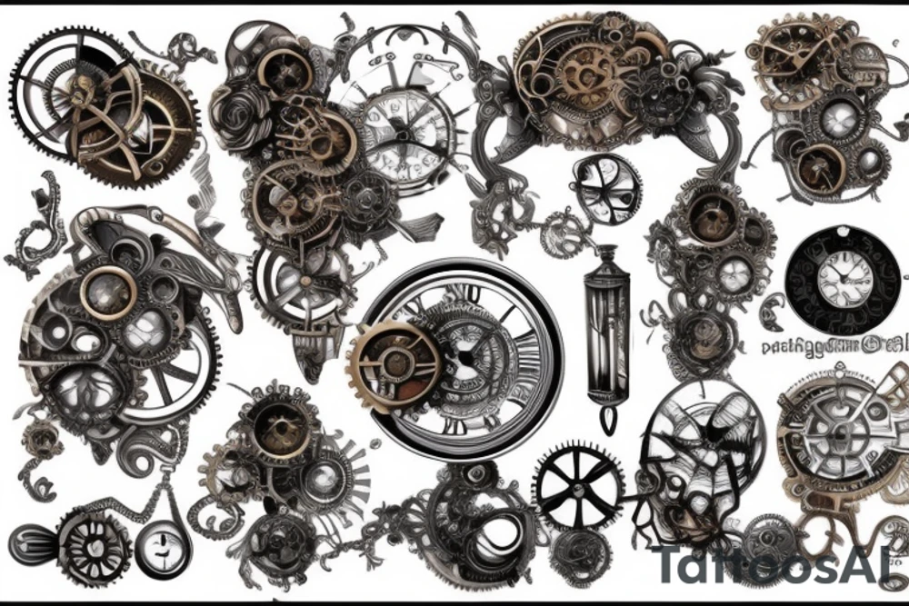 steampunk tattoo idea