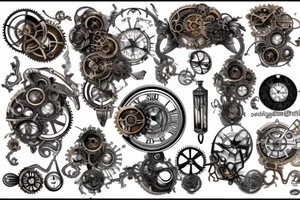 steampunk tattoo idea