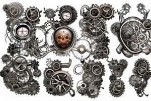 steampunk tattoo idea