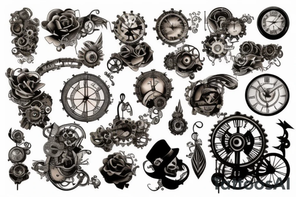 steampunk tattoo idea