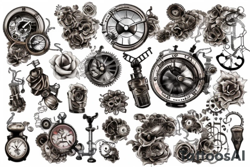 steampunk tattoo idea