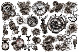 steampunk tattoo idea