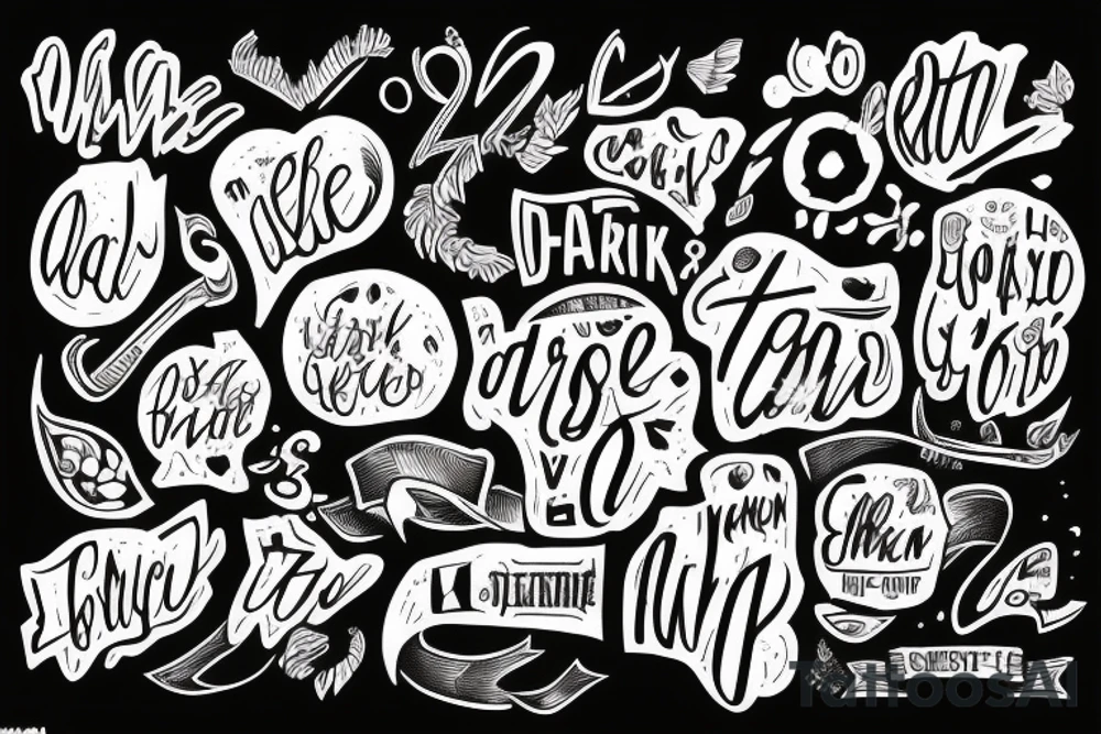 words fall out of pen tattoo idea