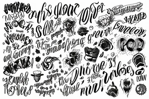 words fall out of pen tattoo idea