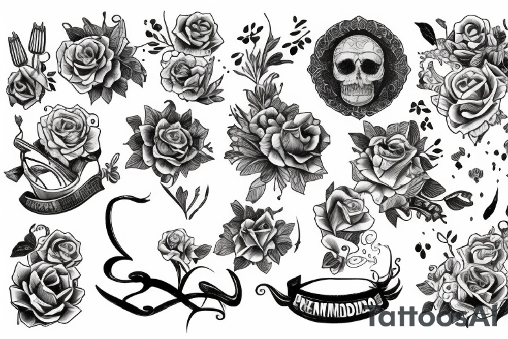 Recordatorio de tiempo y mente tattoo idea