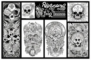 Recordatorio de tiempo y mente tattoo idea