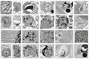 abstract, well-designed lines and shapes tattoo idea