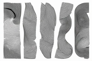 lines and shapes tattoo idea