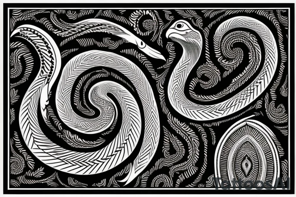 Magestic Indian cobra on back tattoo idea