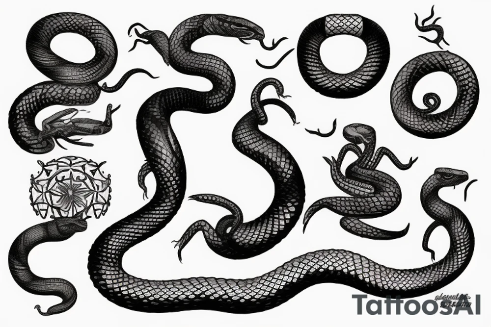 Indian cobra snake dancing tattoo idea