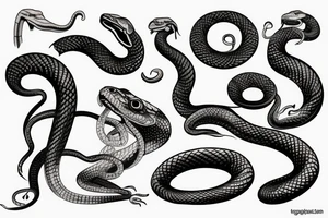 Indian cobra snake dancing tattoo idea