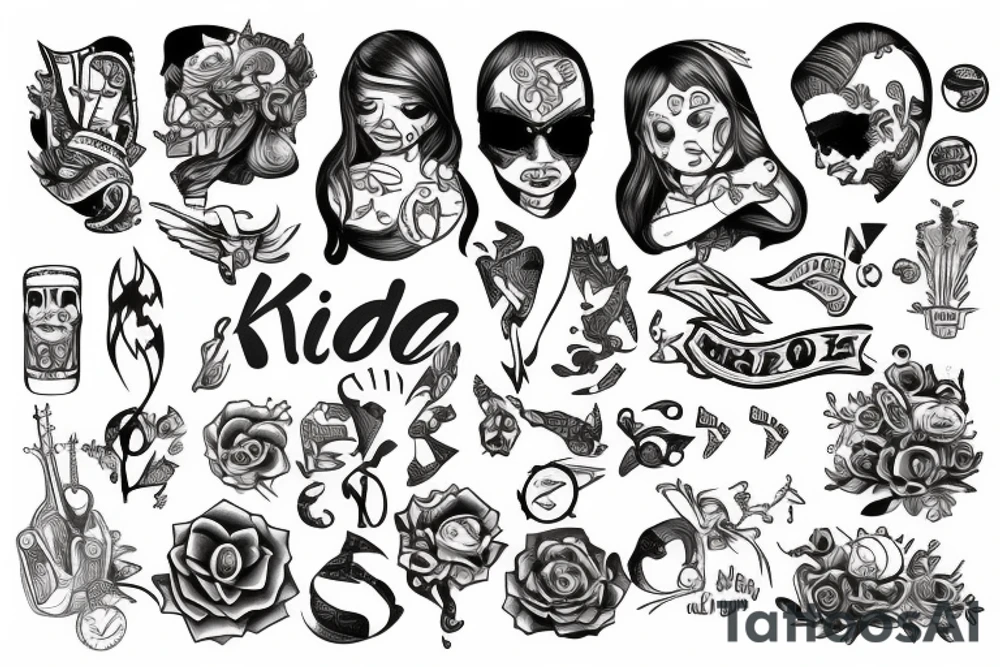 word:KIDZ tattoo idea