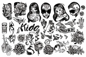 word:KIDZ tattoo idea