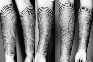 Baderole Tattoo Arm komplett tattoo idea