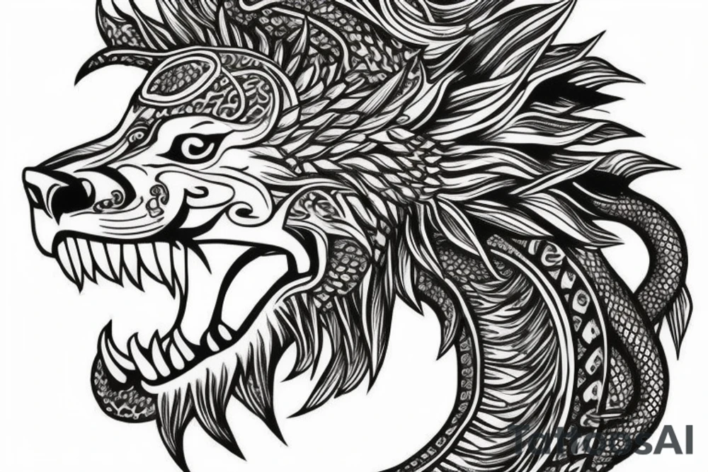 lions head with dragons head piece
like https://www.pinterest.com/pin/586945763960465815/ tattoo idea lions head with dragons head piece
like https://www.pinterest.com/pin/586945763960465815/ tattoo idea