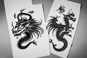 lions head wearing dragon head piece

like https://www.pinterest.com/pin/586945763960465815/ tattoo idea