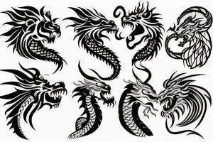 lions head wearing dragon head piece

like https://www.pinterest.com/pin/586945763960465815/ tattoo idea