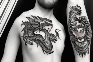 lions head wearing dragon headpiece

like https://www.pinterest.com/pin/586945763960465815/ tattoo idea