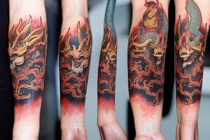 lions head wearing dragon headpiece

like https://www.pinterest.com/pin/586945763960465815/

https://www.pinterest.com/pin/854980310528625227/ tattoo idea