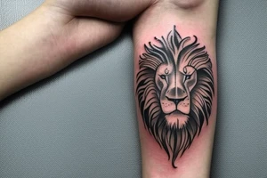 lions head wearing dragon headpiece

like https://www.pinterest.com/pin/586945763960465815/

https://www.pinterest.com/pin/854980310528625227/ tattoo idea
