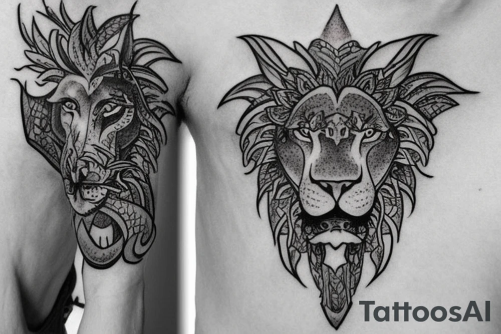 lion wearing dragon as a headpiece
like https://www.pinterest.com/pin/586945763960465815/
https://www.pinterest.com/pin/854980310528625227/ tattoo idea lion wearing dragon as a headpiece
like https://www.pinterest.com/pin/586945763960465815/
https://www.pinterest.com/pin/854980310528625227/ tattoo idea