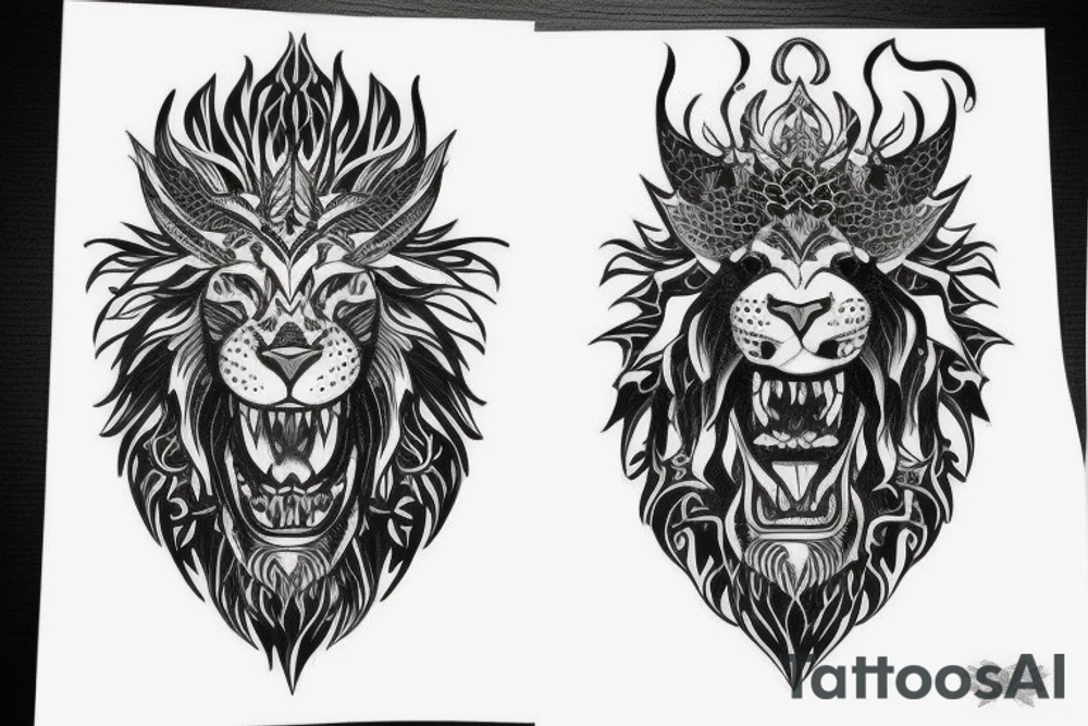lion wearing a dragon
like https://www.pinterest.com/pin/586945763960465815/ tattoo idea lion wearing a dragon
like https://www.pinterest.com/pin/586945763960465815/ tattoo idea