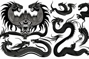 maori lion and dragon

long hair tattoo idea