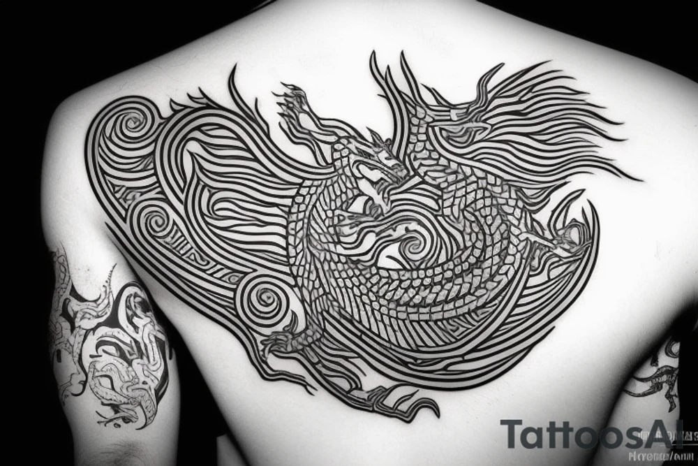 maori dragon

long hair tattoo idea