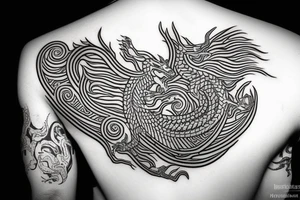 maori dragon

long hair tattoo idea
