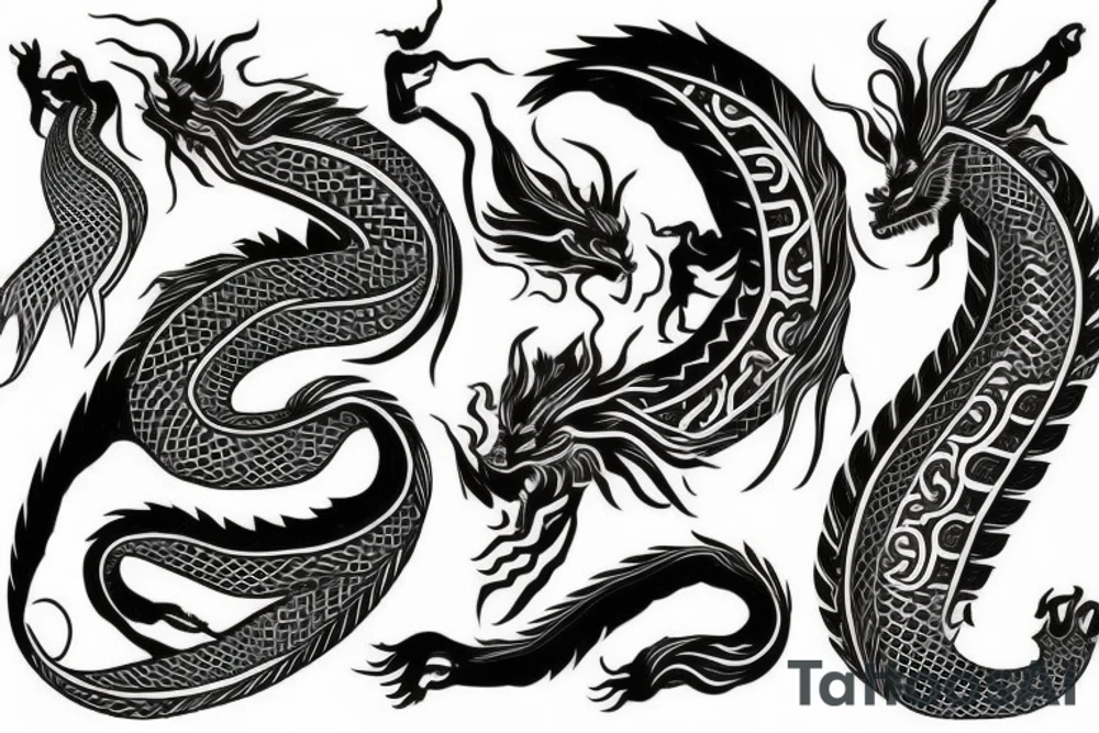 maori dragon

long hair tattoo idea