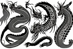 maori dragon

long hair tattoo idea